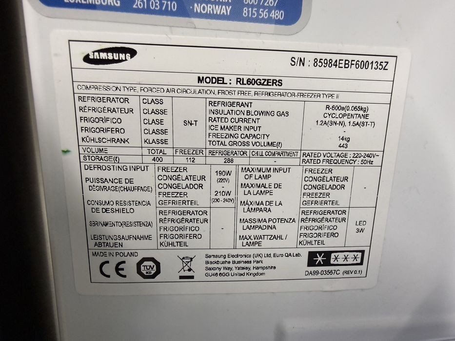 lodówka Samsung RL60GZERS