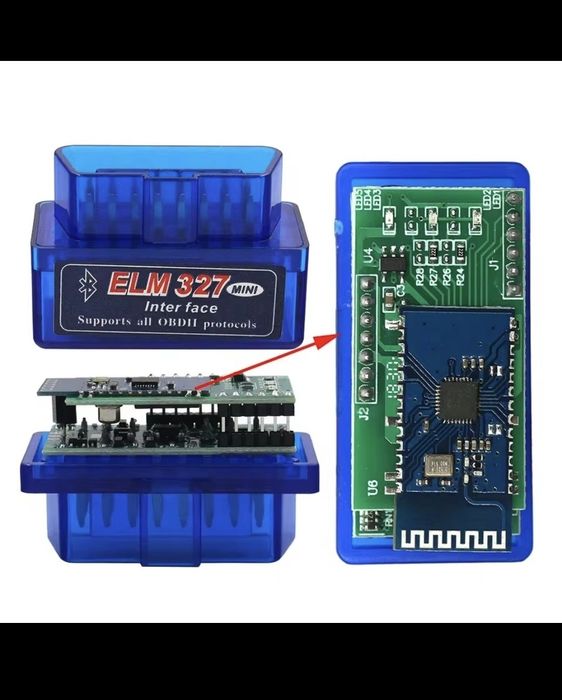 Odb2 elm327 diagnóstico carro dupla placa
