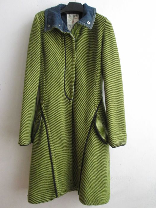 GUESS damski płaszczyk trencz wełna r. 36