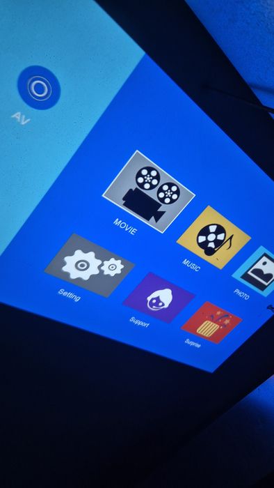 Projetor 1080p full HD compatível 4K 200 Polegadas HDMI