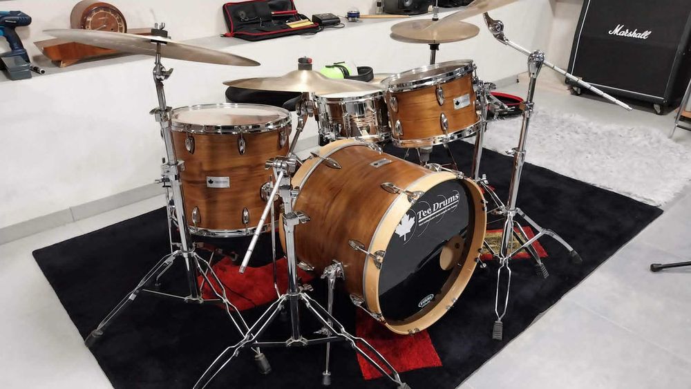 Perkusja Tee Drums 20/12/16 birch/walnut - custom England