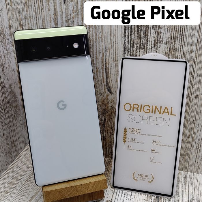 Прочное премиум стекло M&OK на Google Pixel 6/ 6A/ 5/ 5A/ 7 Скло