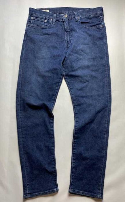 Levi's 512 PREMIUM STRAUSS LEVIS granatowe Spodnie Jeansy W 32 L 30