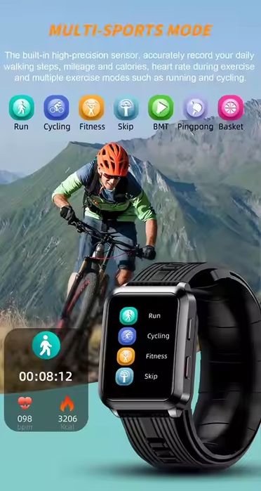 Тонометр-Годинник 3-в-1 для Батьків: Точний Тиск, Пульс, Кисень!