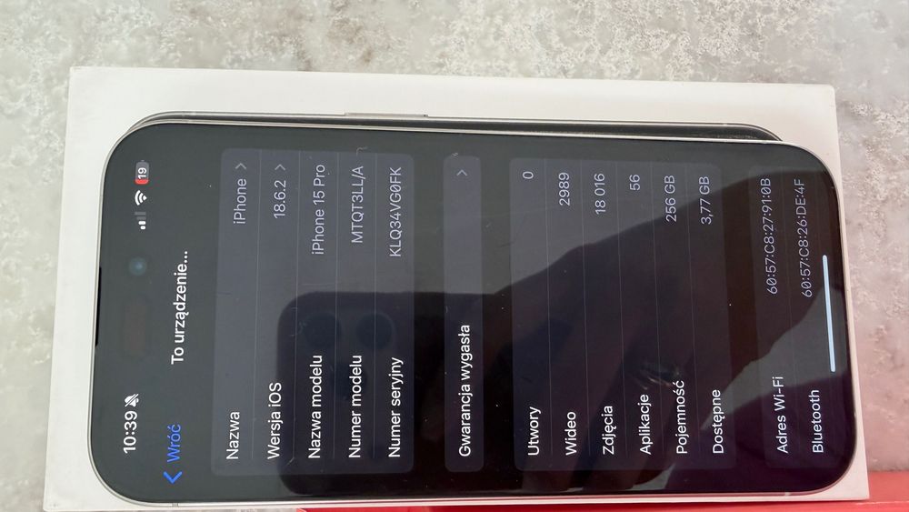 iPhone 15 pro 256 GB