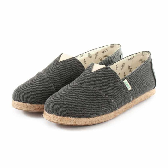 PAEZ Espadrilles______ PAEZ Alpargatas Classic Essentiel______ cor charcoal novos na caixa