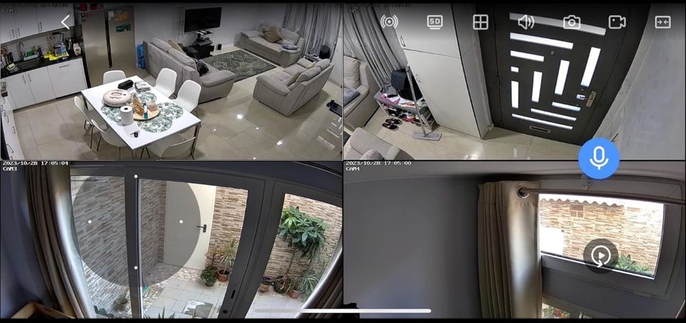 Kit de videovigilância CCTV WiFi, 5MP HD