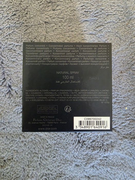 Pefrumy Dior sauvage  elixir