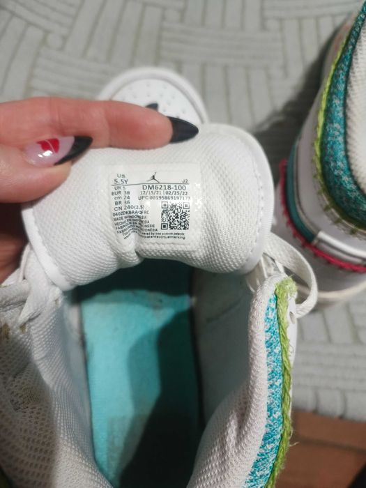 Nike Air Jordan 1 Mid SE GS "Multi-Knit"