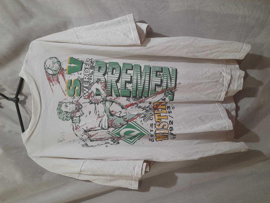 SV WERDER BREMEN винтажная футболка Чемпионата Германии 1992/93 р. XL