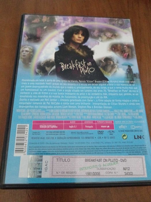 filme dvd original - breakfast on pluto