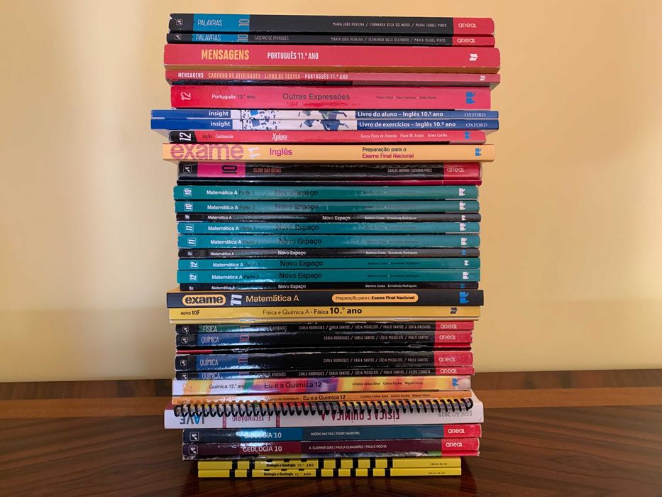 Livros Escolares 10º/11º/12º Anos Lectivos desde: