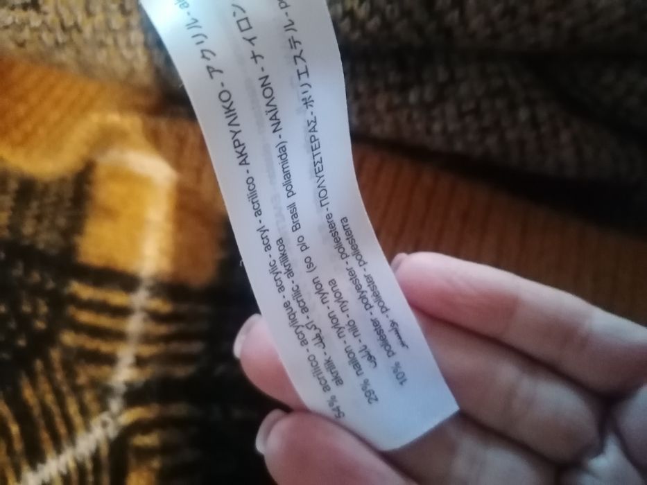 Sweterek zara s musztardowy