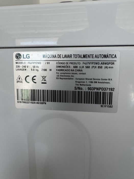 Máquina de Lavar LG TWINWash 9 kg + Mini Washer 3 kg – Conjunto Completo