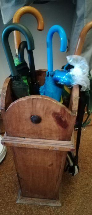 Suporte guarda-chuva madeira mexicana