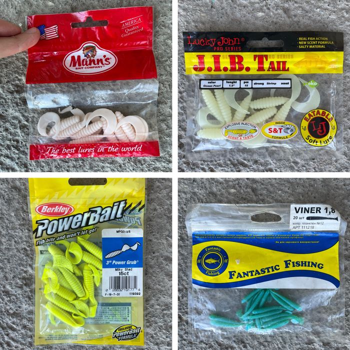 Силиконовые твистера на хищника/рыбалка приманки резина