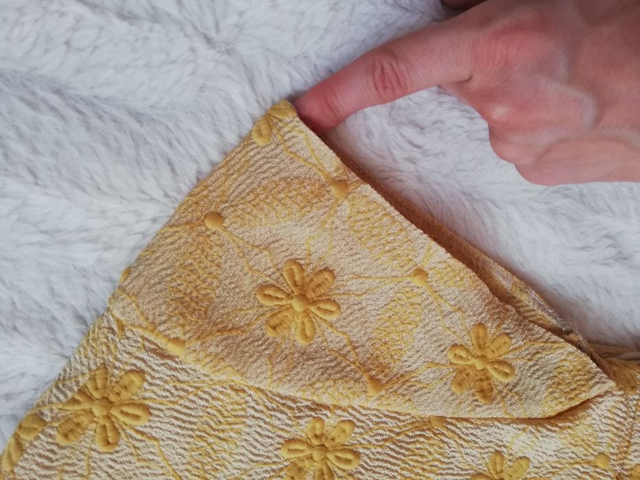 Sukienka retro żółta