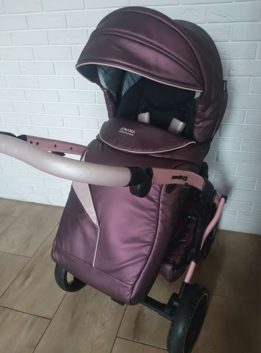 Piękny wózek. Tako Junama Fluo Line 3w1 róż WYSYŁAM