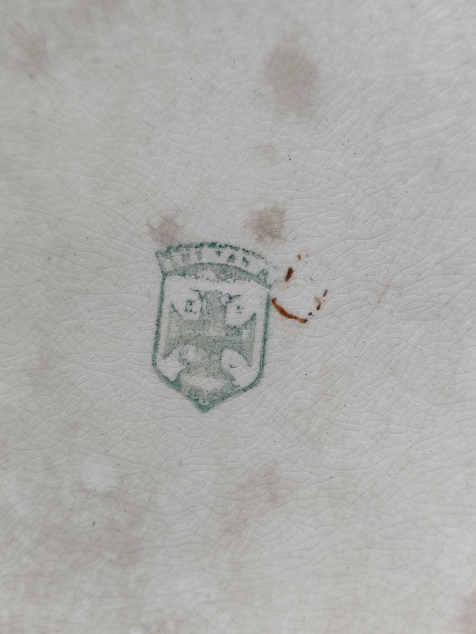 Prato de Cozinha | Decoração a Aerógrafo | Fábrica Lusitânia