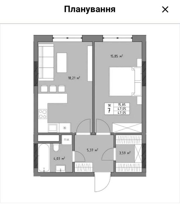 ВЛАСНИК_Продам квартиру 47мКв Трускавецька 48_ГалЖитлоБуд_Львів