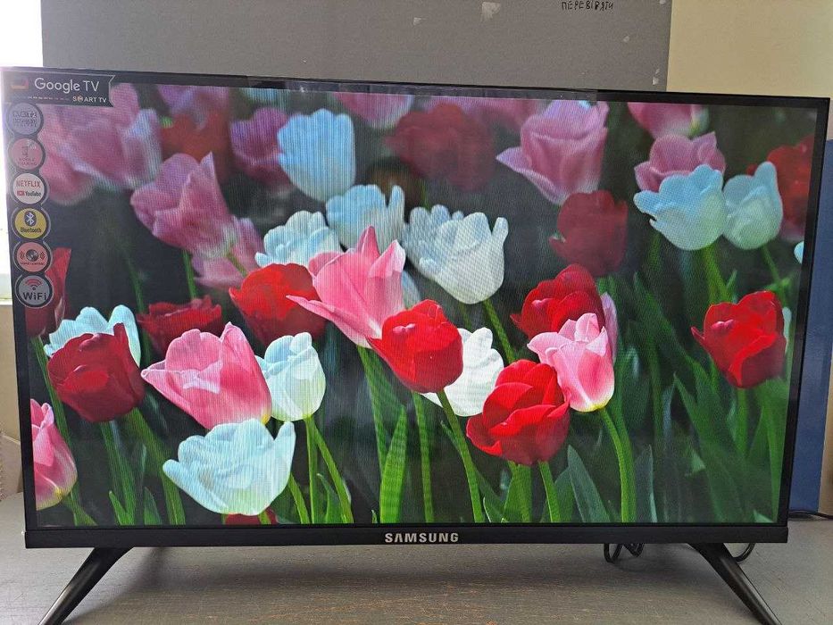 Телевизор SAMSUNG 34" Google TV Smart TV4K телевізор безрамковий 2026 року випуску на Штучному інтелекті від Google