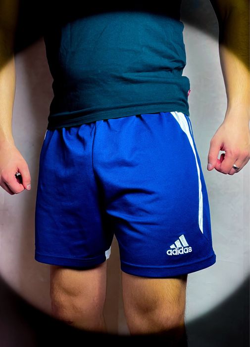 (S) Adidas Nowe Granatowe Sportowe Męskie Szorty do Biegania Spodenki