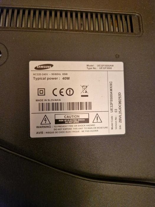 Samsung Smart TV 32" Full HD UE32F5500AW com Wi‑Fi e Comando
