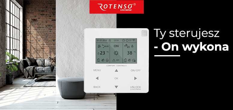 Pompa ciepła Rotenso Aqami split 12kw cała kotłownia z montażem