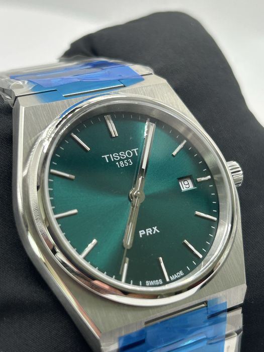 Nowy Zegarek tissot prx quartz - Green dial , Full set