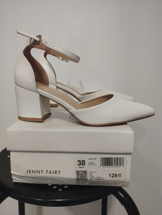 Buty biale r. 38
