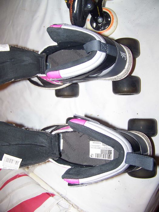 patins em linha para criança nº 32 e 4 rodas nº 39