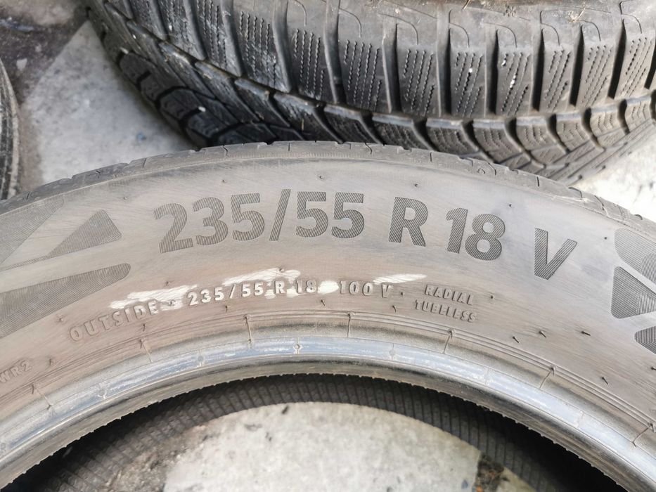 328) Opona - 235/55/18 - Continental - 5mm - 1x2021 - Letnia