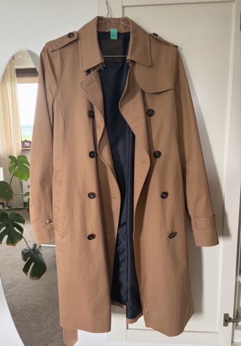 Massimo Dutti - klasyczny trencz  XS/34