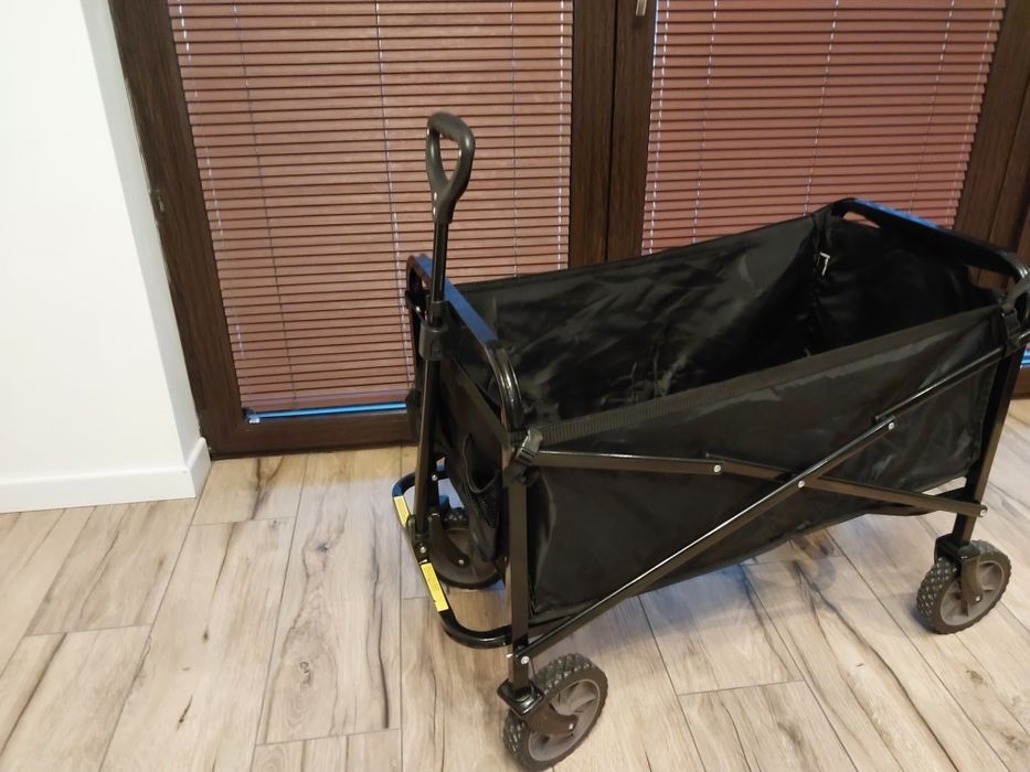 Amazon Basics Wózek do Ogrodu Do Użytku na Zewnątrz Składany