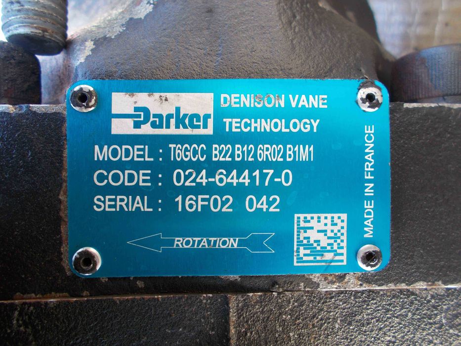 Pompa hydrauliczna łopatkowa PARKER T6GCC B22 B12