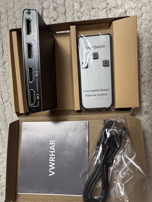 Спліттер VWRHar HDMI Switch 4K 3-in-1