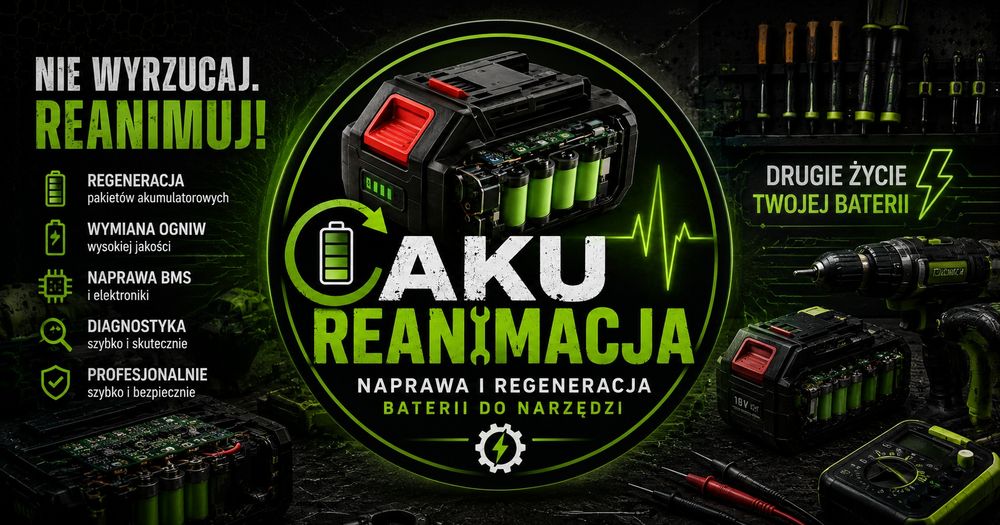 Regeneracja i naprawa baterii do elektronarzędzi