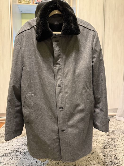 Розкішна зимова куртка / напівпальто Massimo Sforza (Made in Italy)