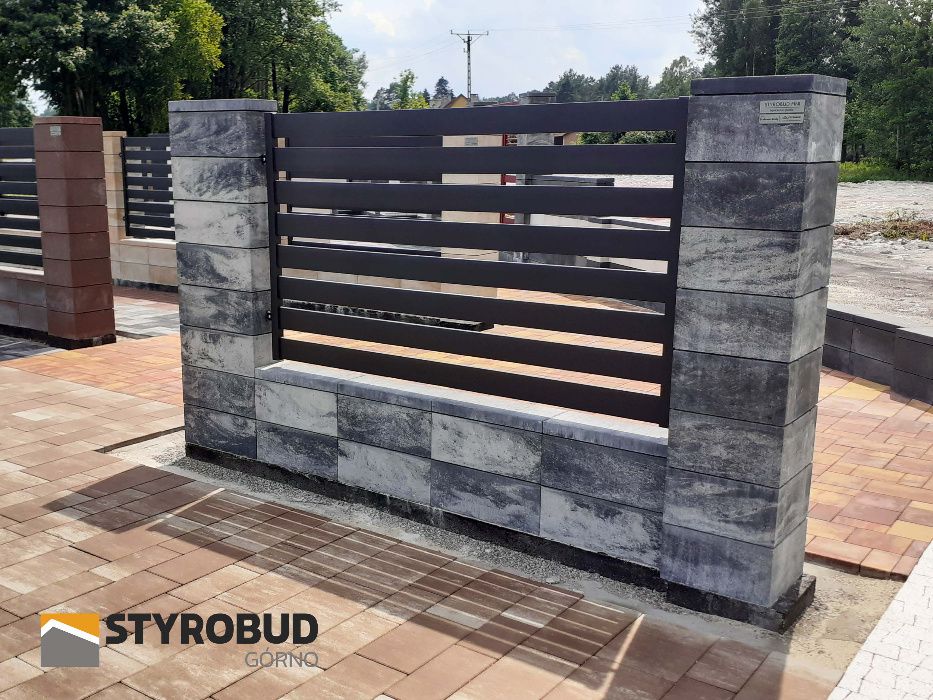 Ogrodzenie gładkie PF3 36x36x20 Styrobud Fini™