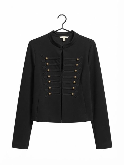 Hapoleon jacket hussar jacket Чорний жакет ретро