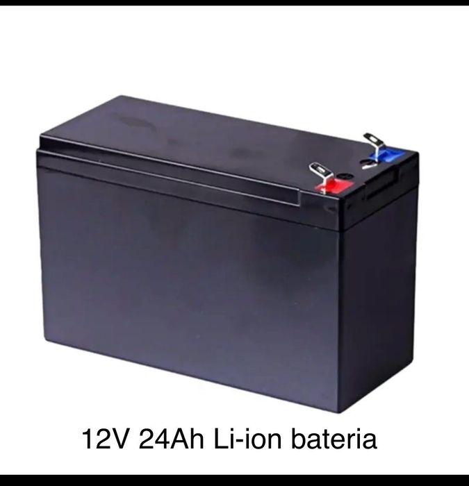 Bateria nova 12V de Litio, com BMS 40A capacidade 24Ah