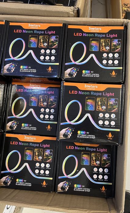 Неоновая лента  неонова стрічка 5 м RGB Лед лента Светодиодная лента