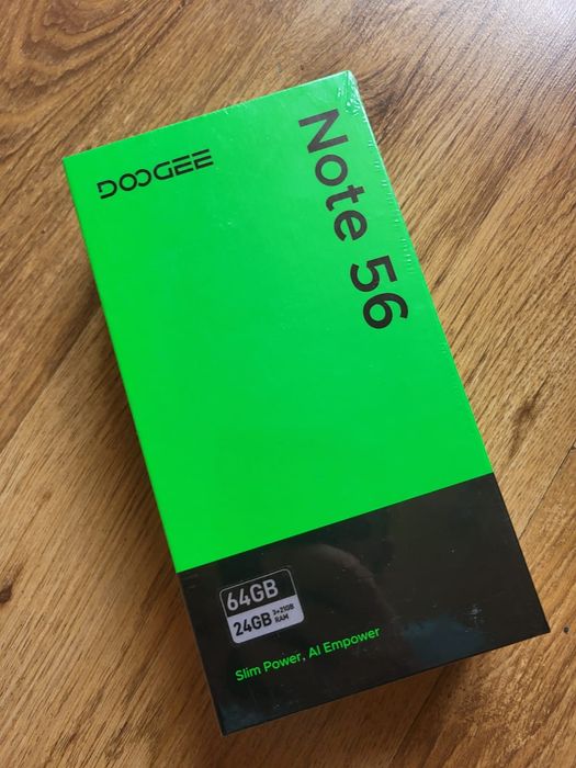Nowy smartfon doogee notę 56 5000mAh 6.7cala  64gb/4gb