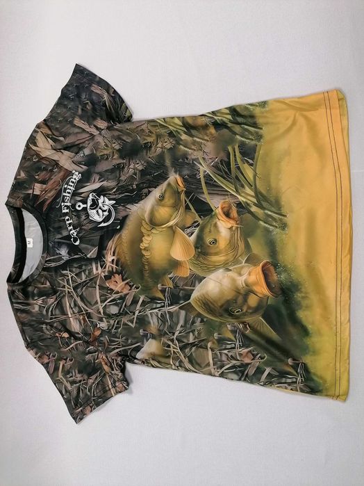 T-shirt Koszulka męska Karp Fishing na ryby wędkowanie rozm. M Nowa