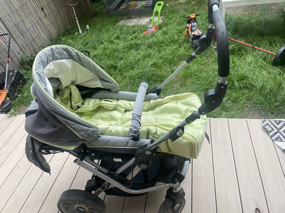 Wózek Teutonia Mistral S – przekładana rączka, śpiworek