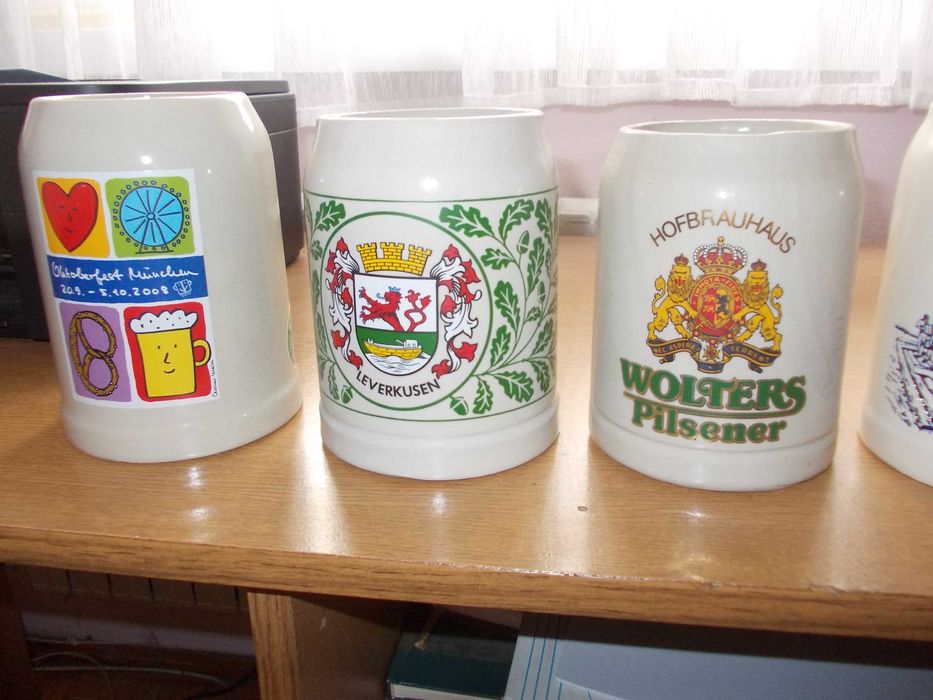 Kufle ceramiczne do piwa -komplet