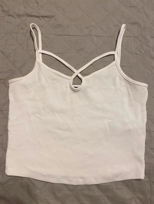 Crop top biały  .