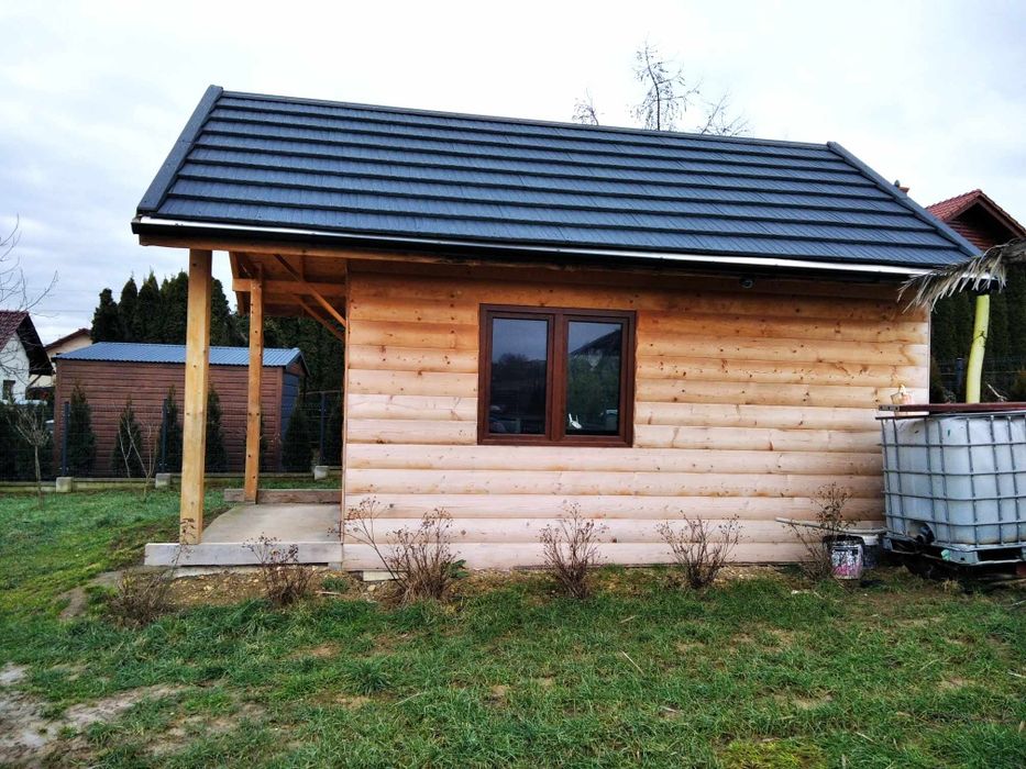 Domek letniskowy mobilny w góralskim stylu