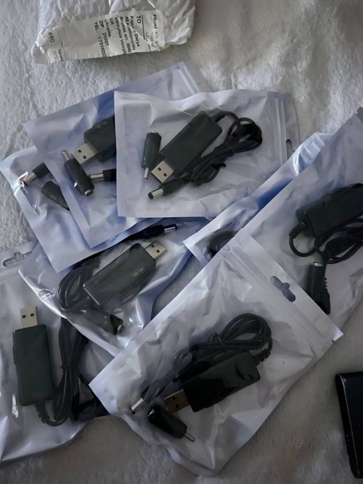 Преобразователь кабель для роутера USB от павербанка 9 в 12 В