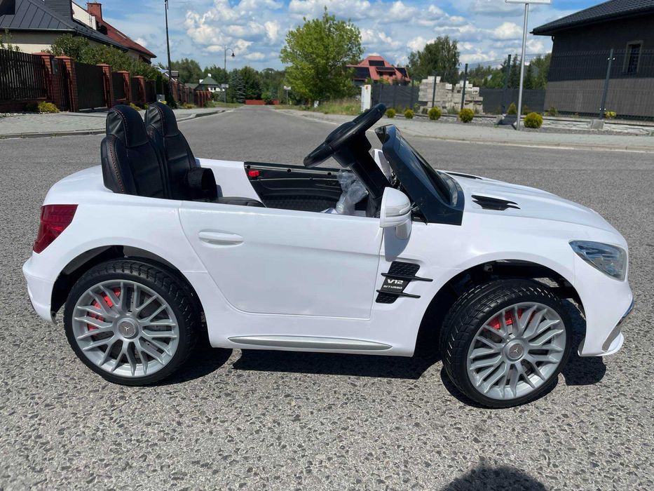 NOWE Auto na akumulator Mercedes SL65 EVA Skóra Samochód  dla dzieci